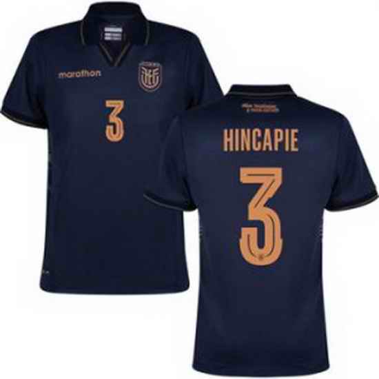 Men 3 Ecuador Piero Hincapie Away Replica Jersey   2